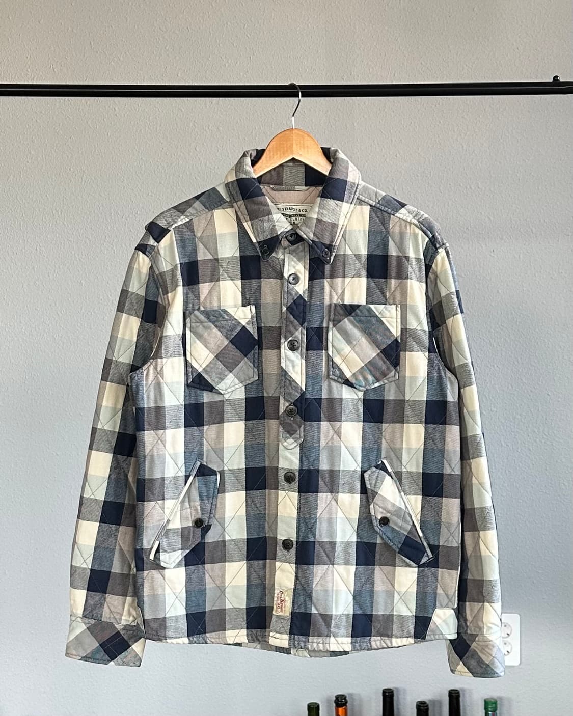 [XL]리바이스 Levi's 플레이드 패디드 셔츠 자켓 상품이미지1