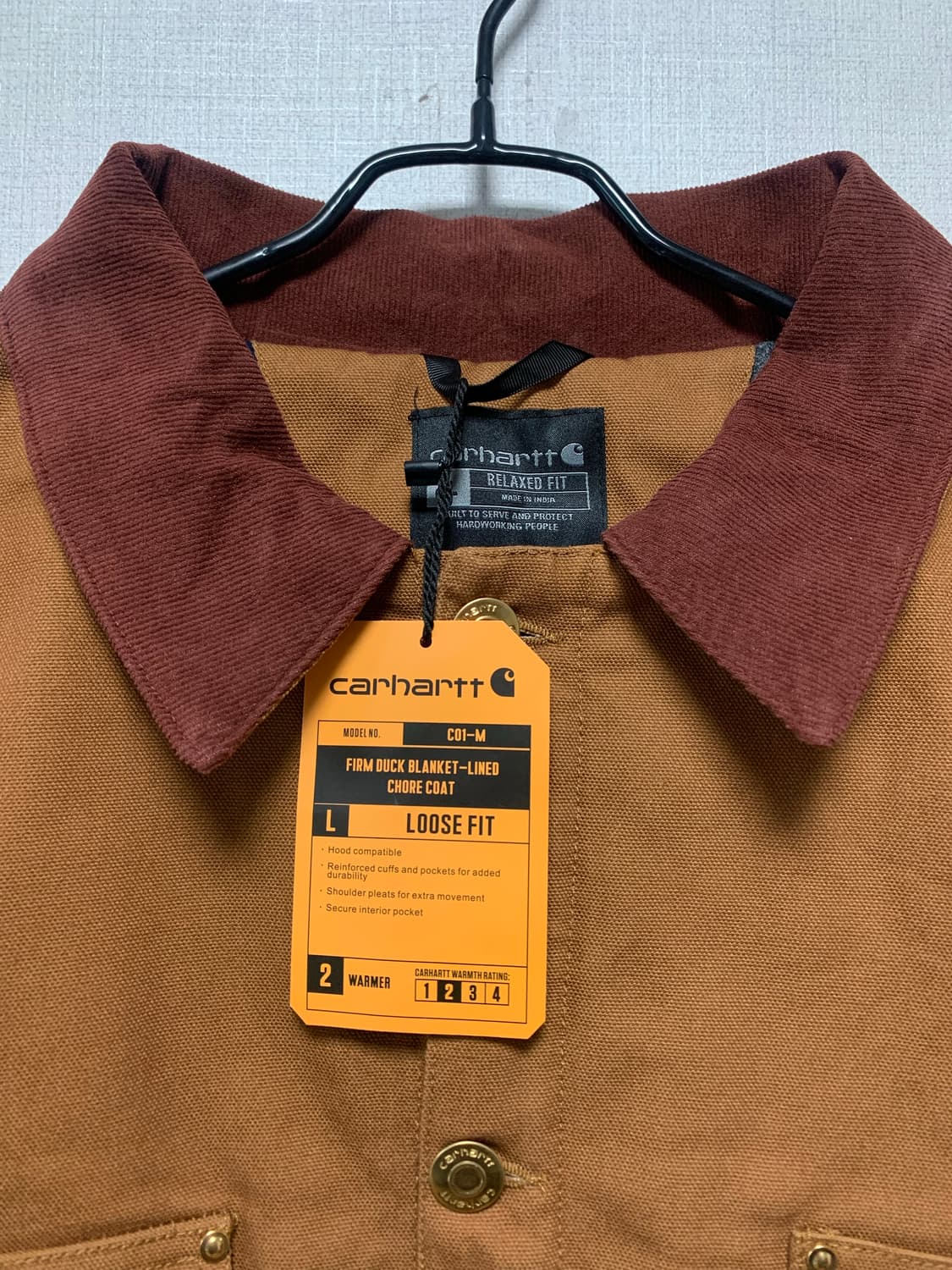 칼하트 초어 자켓 미국 상품이미지2