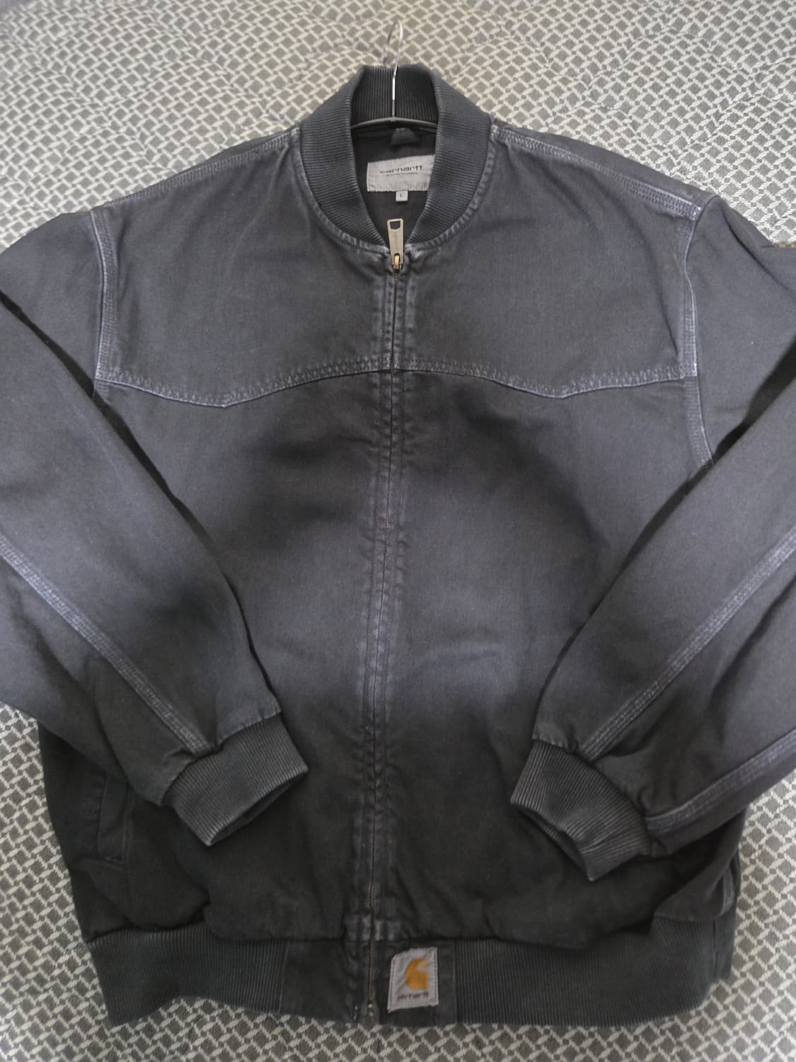 칼하트윕 클라크 트윌 OG 산타 페 봄버 블랙 스톤 다이드 L 상품이미지3