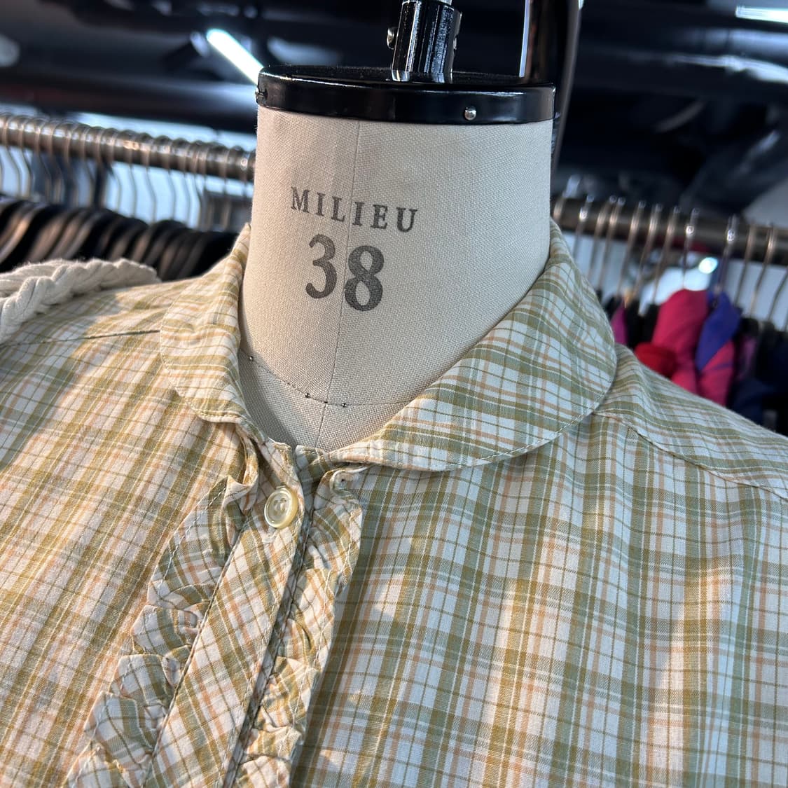 Vintage y2k Check Shirts 상품이미지3