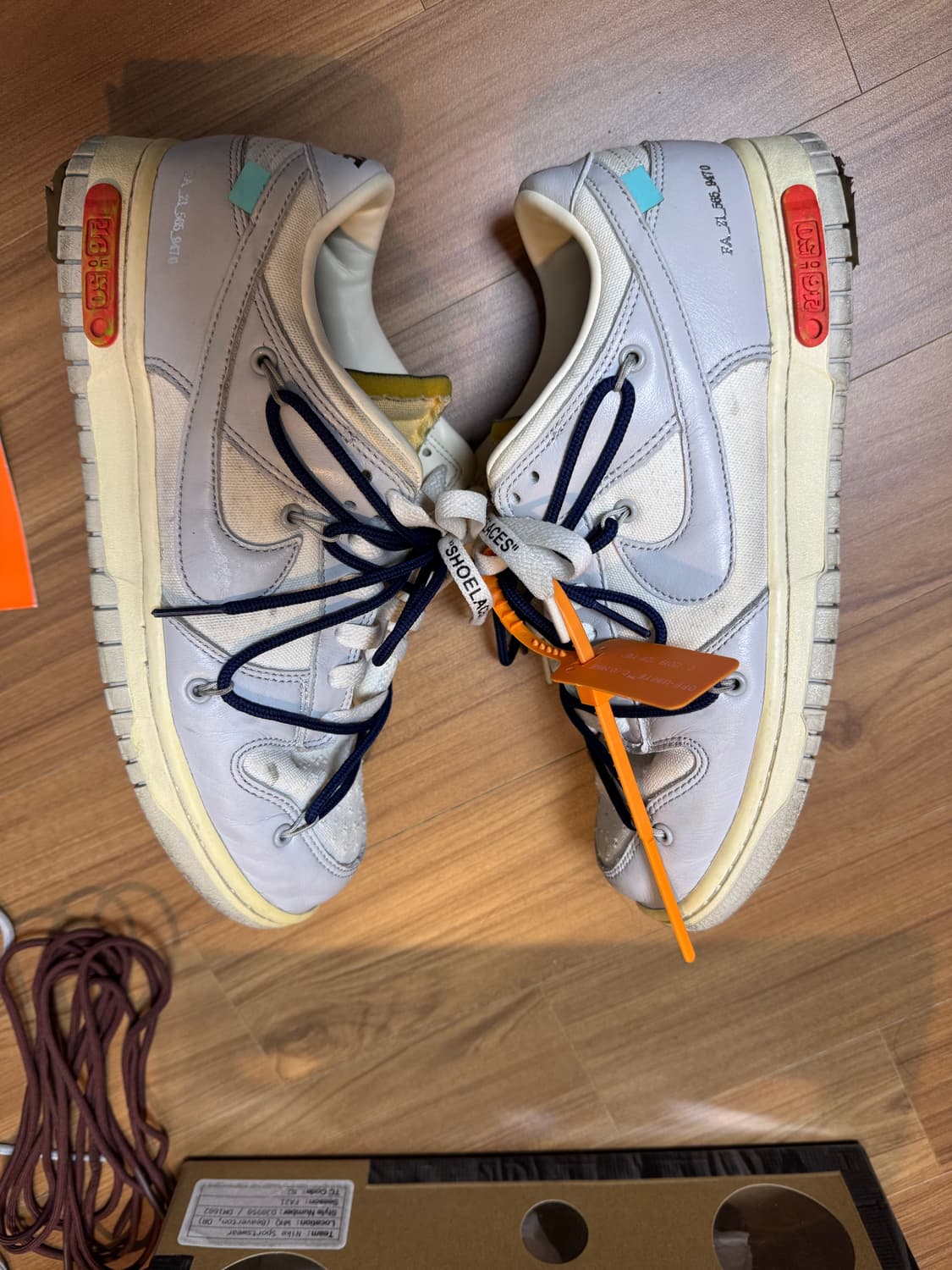 오프화이트 덩크 lot46 265 상품이미지5