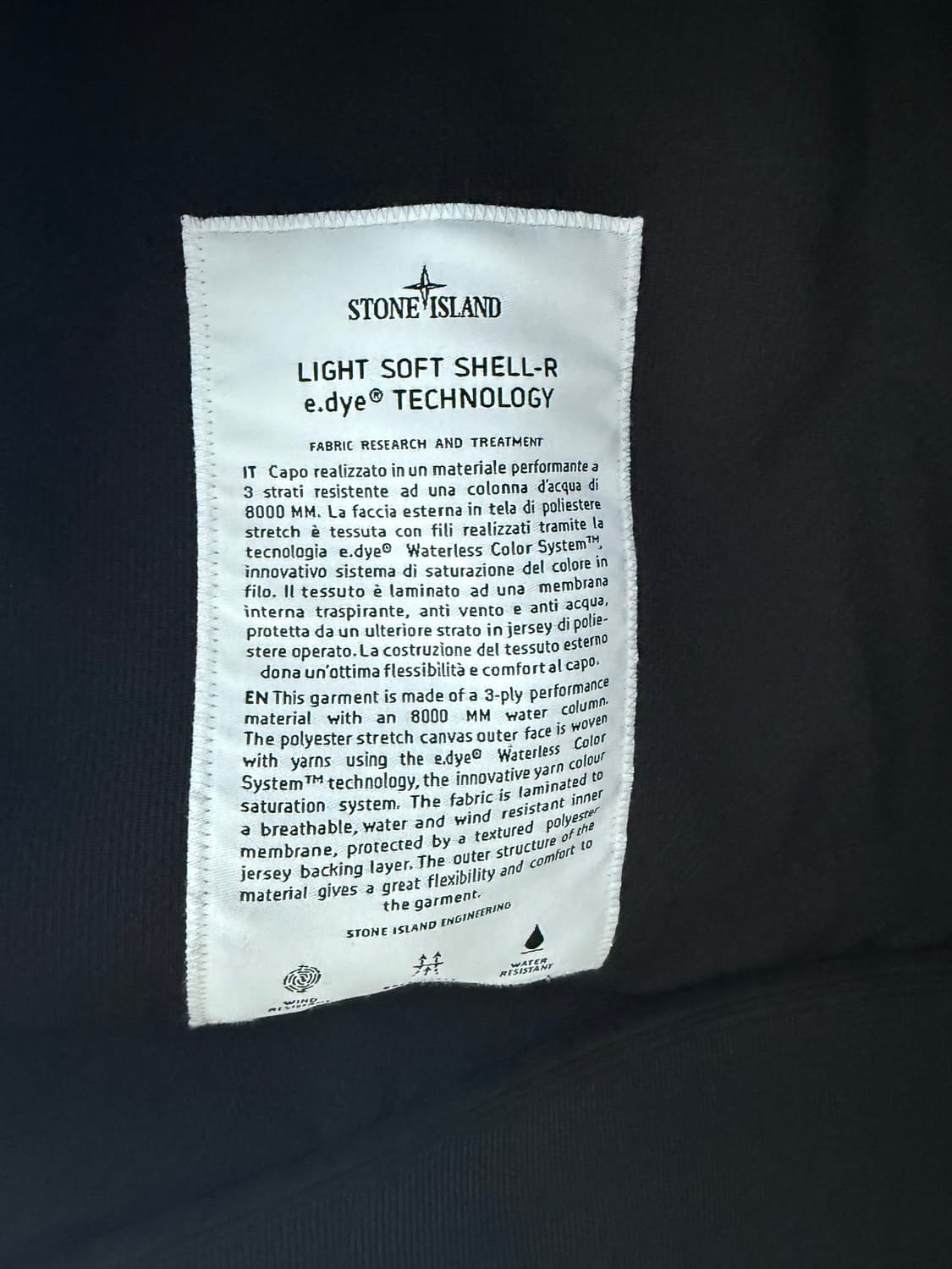 스톤아일랜드 라이트 소프트쉘 25SS 상품이미지4