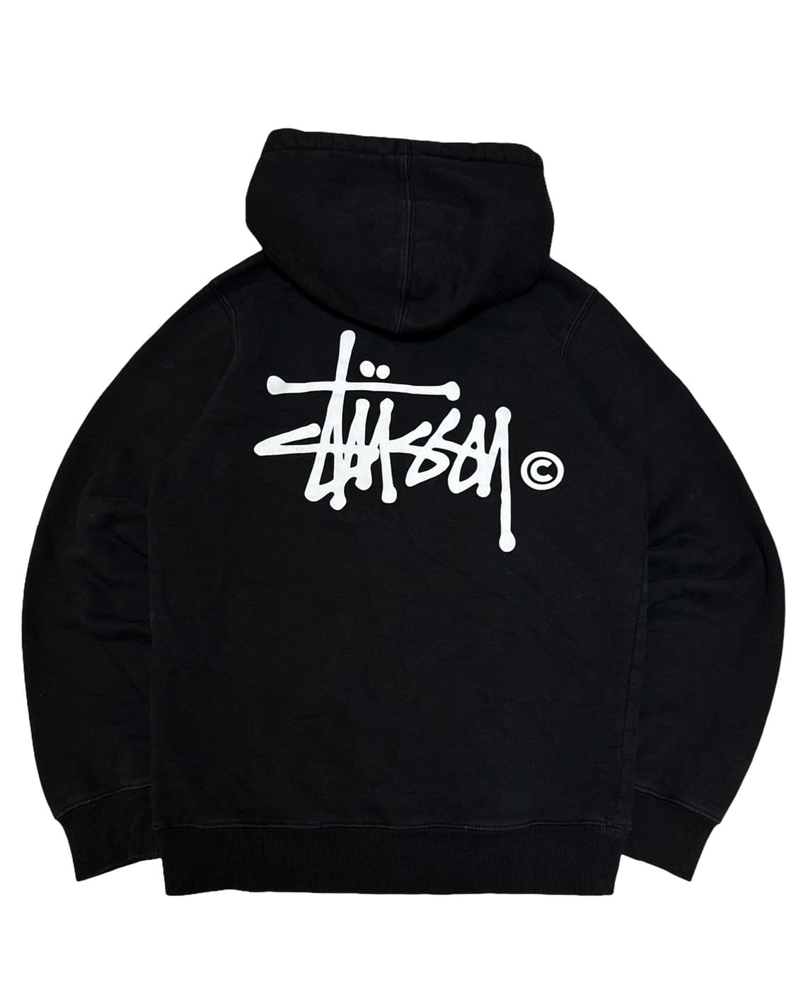 스투시 빅스탁 블랙 후드티 상품이미지1