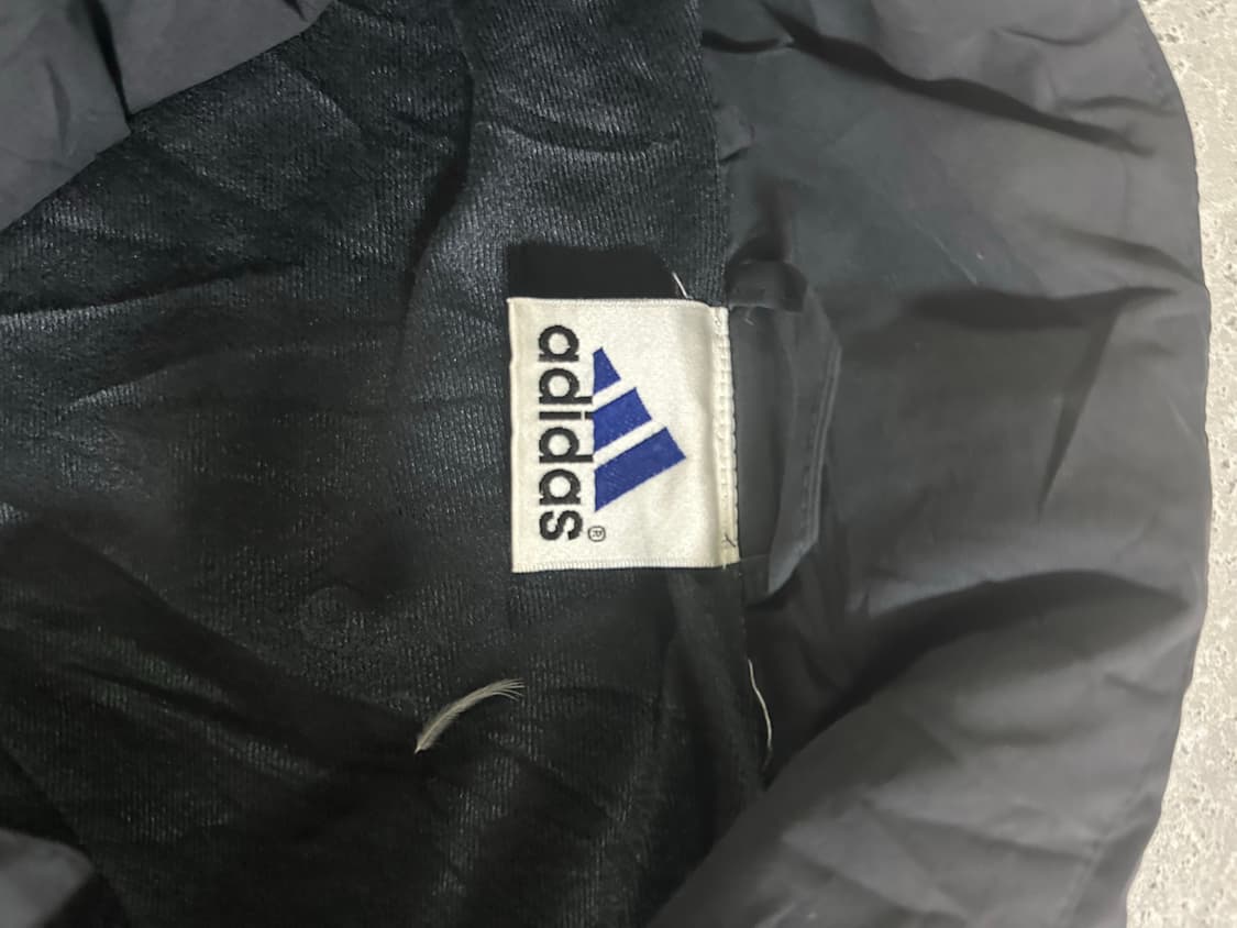00s adidas 아카이브 미니멀 블랙 윈드브레이커 상품이미지6