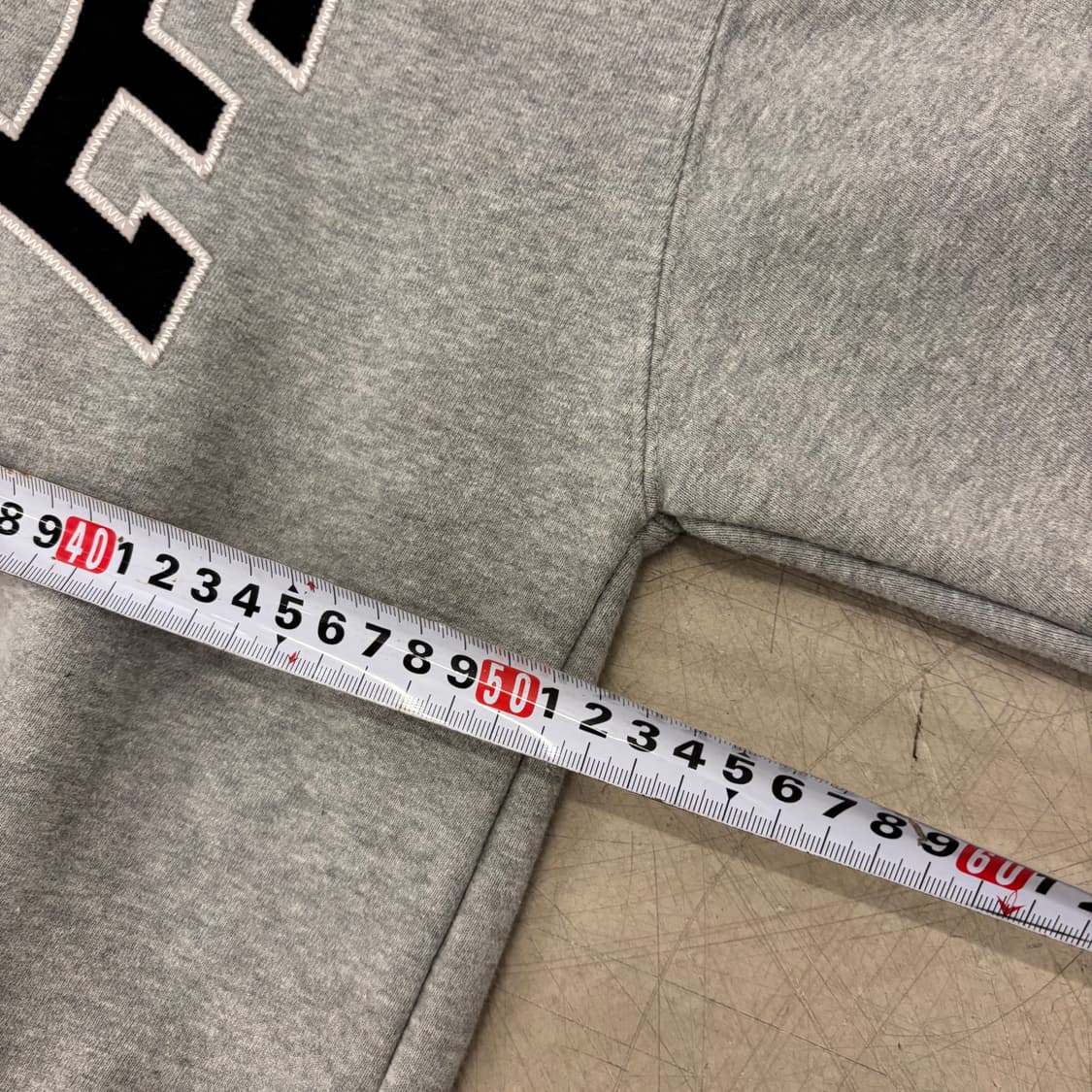 예일 빅로고 그레이 후드티 상품이미지5