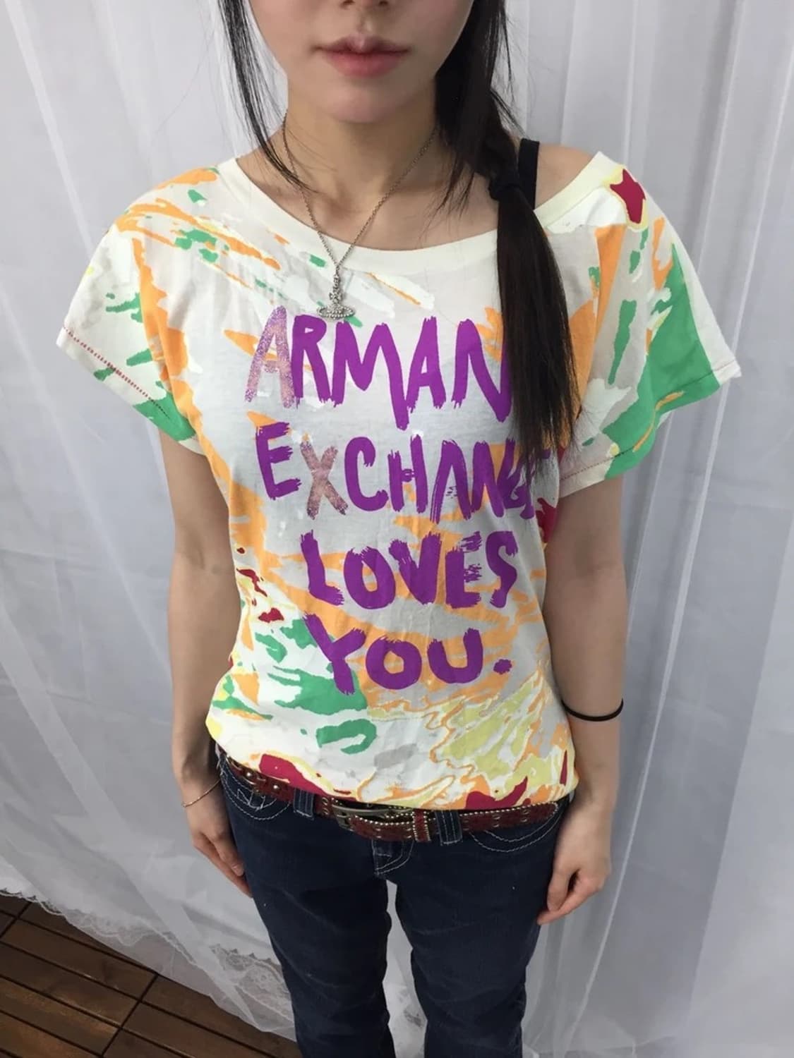 Armani Exchange Loves You Tee 상품이미지2