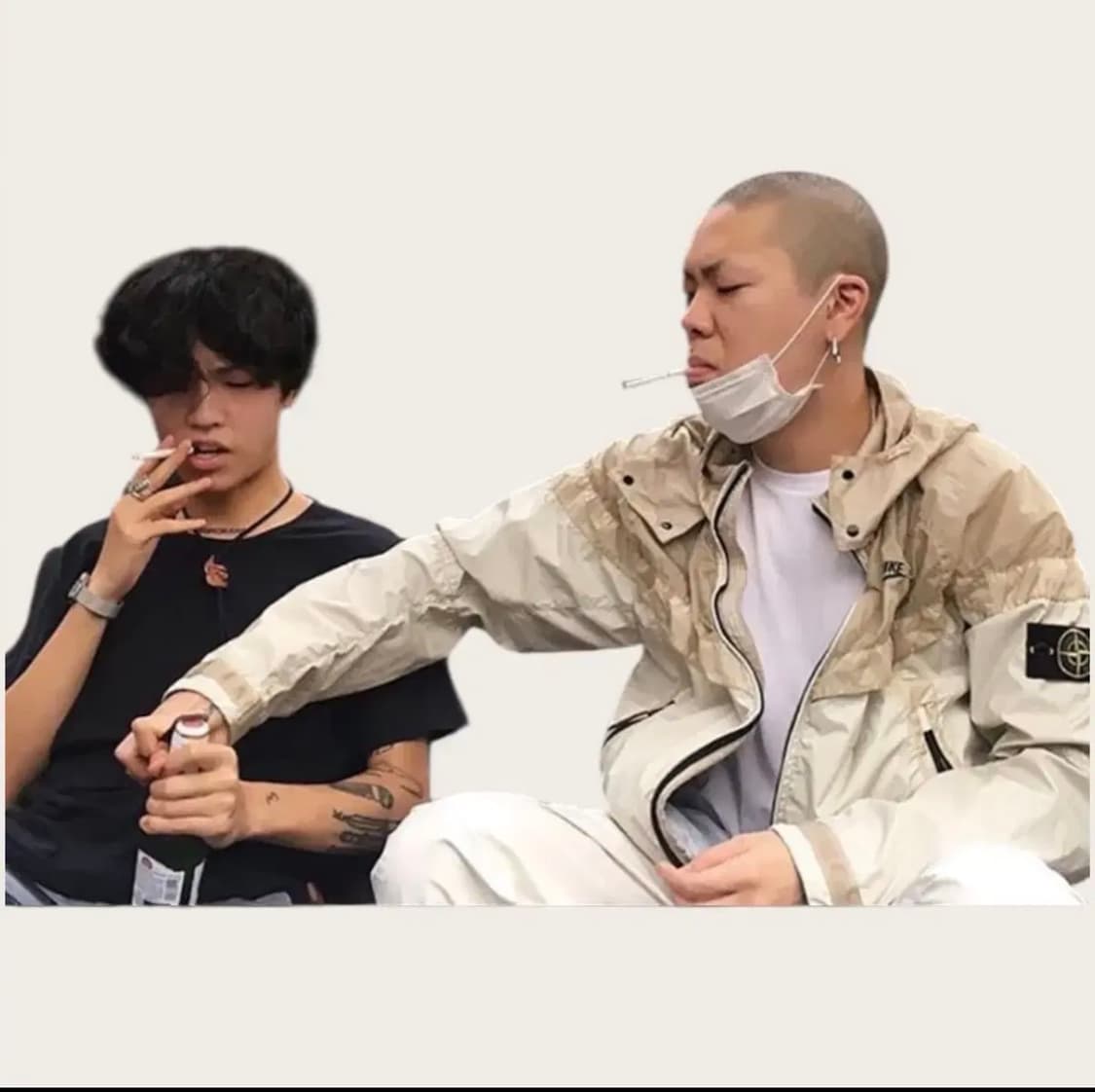 스톤아일랜드x나이키 윈드러너 구해요 상품이미지1