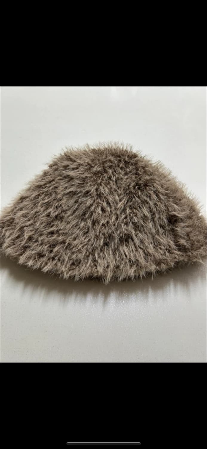 브라운 헤어리 버킷햇 (새상품) 상품이미지1