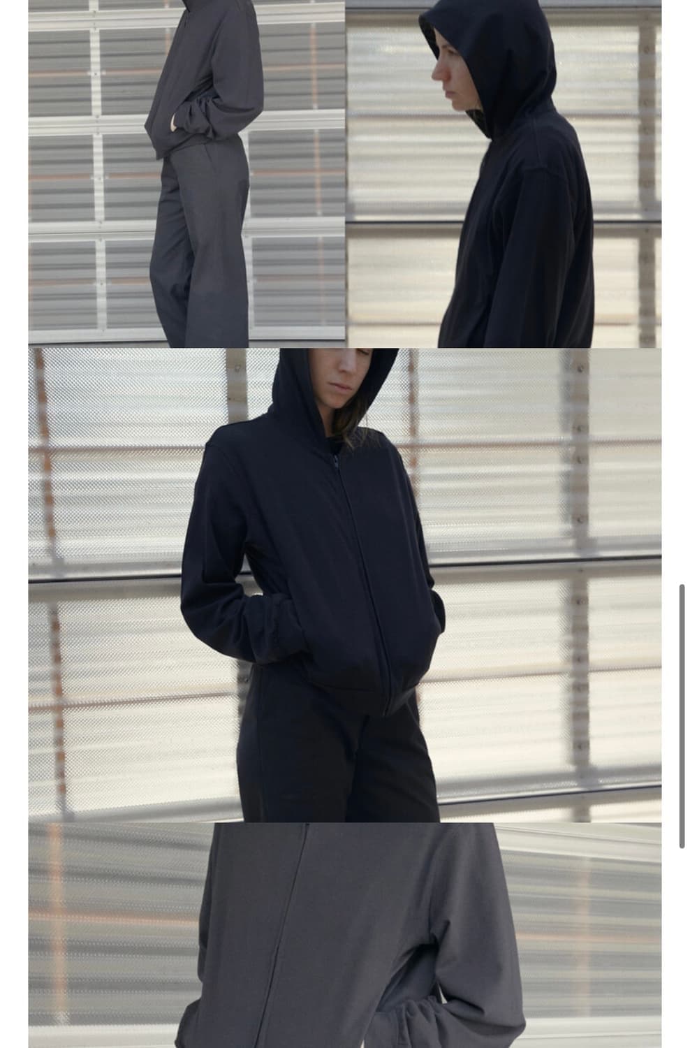 [1] 머듈 라운지 후드 블랙 상품이미지1