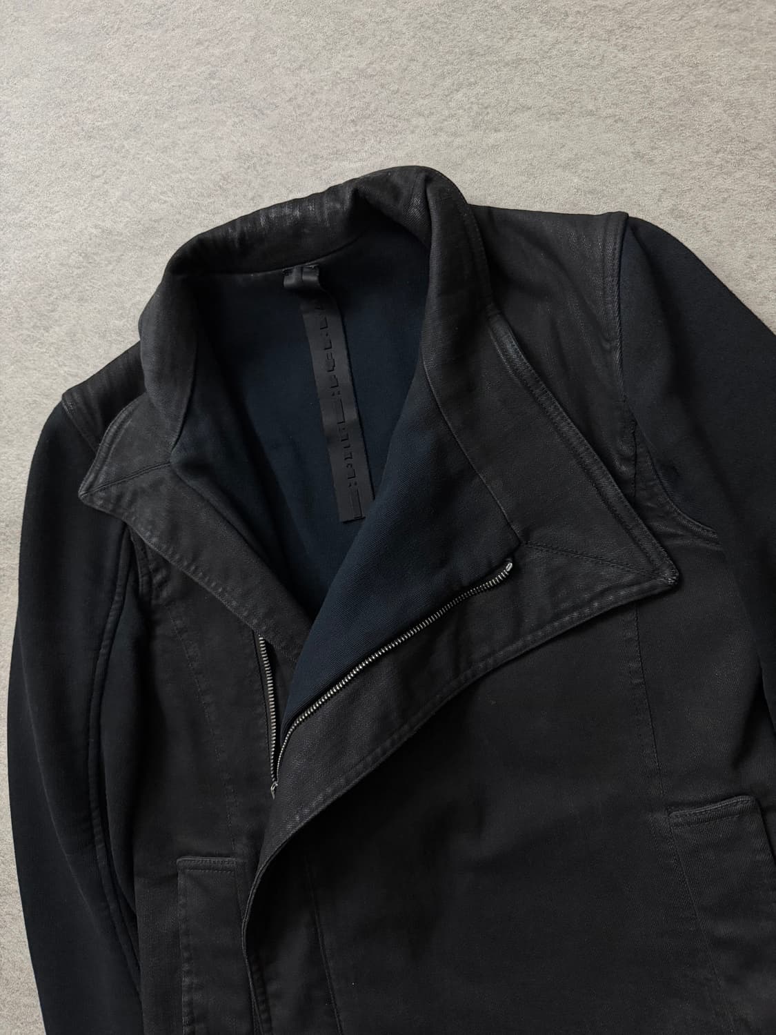 15AW 가레스퓨 사선 비대칭 하이넥 자켓 상품이미지4