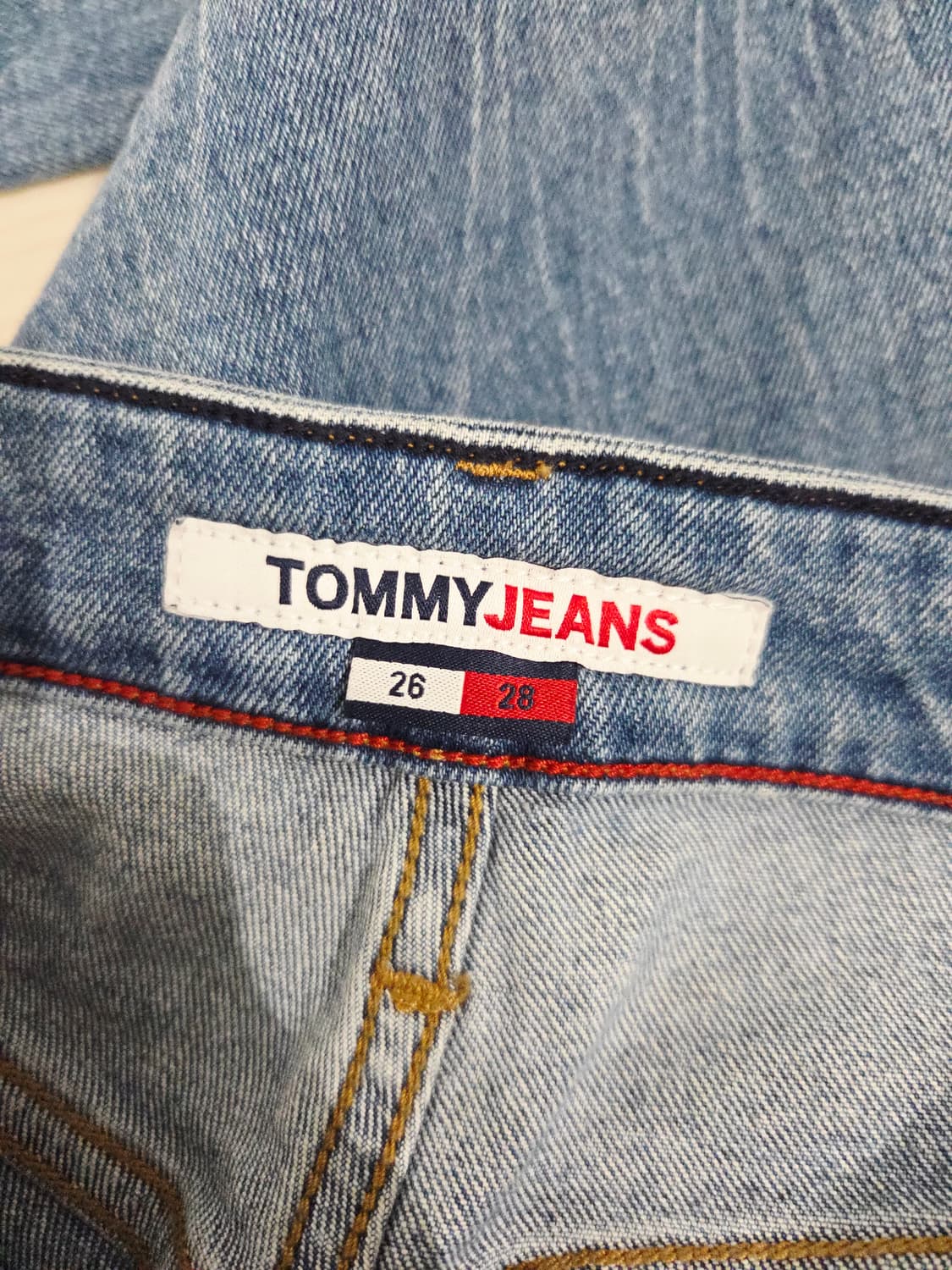 타미진스 하이라이즈 스트레이트 크롭 데님 팬츠 상품이미지7