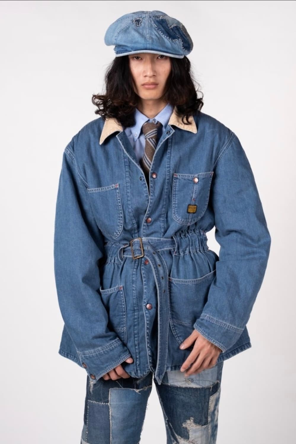 캐피탈 23F/W 8oz 프로펠러 커버올 데님자켓 L 정품 상품이미지6