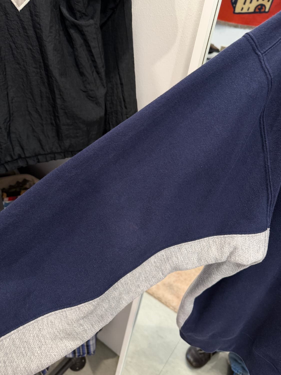 90-00s Russell 러셀 배색 플레인 스웻셔츠 상품이미지6