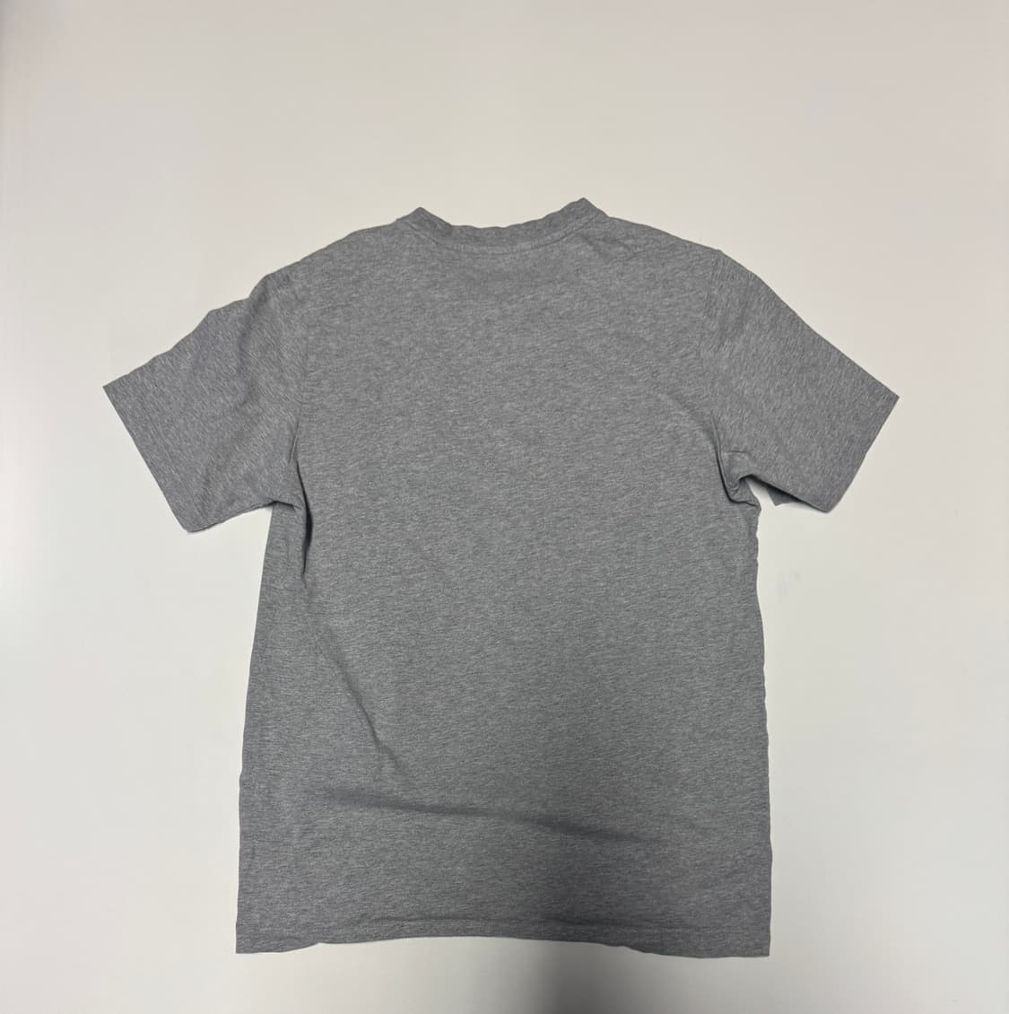 여성 아디다스 빅 로고 반팔 티셔츠 S 그레이 상품이미지2