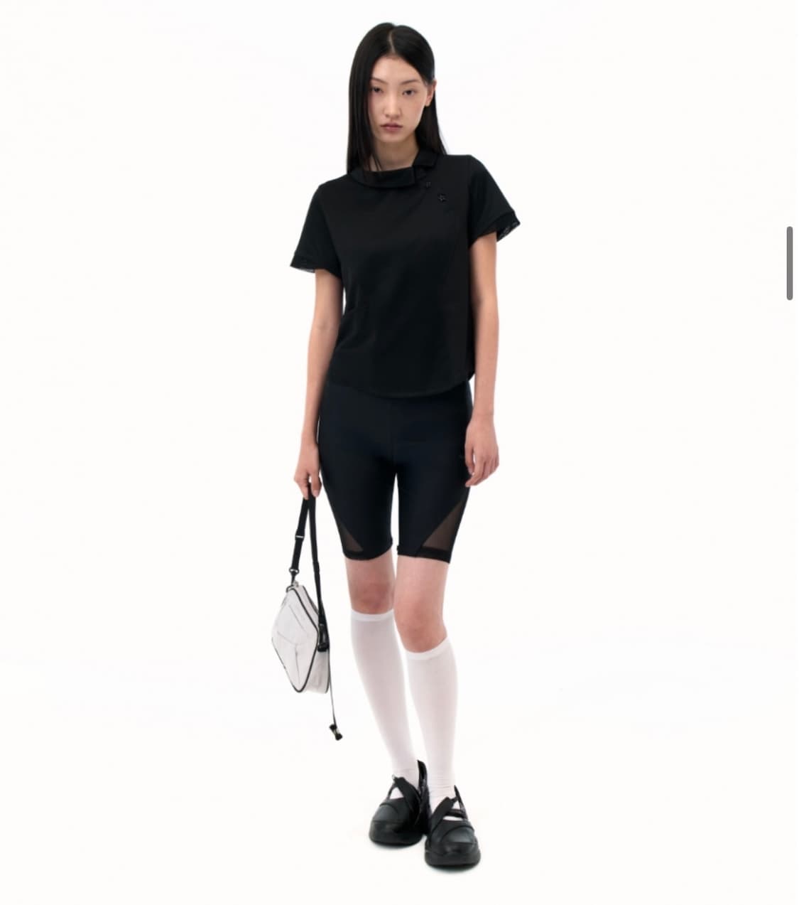 오호스 Seprate Biker Shorts / black 상품이미지6