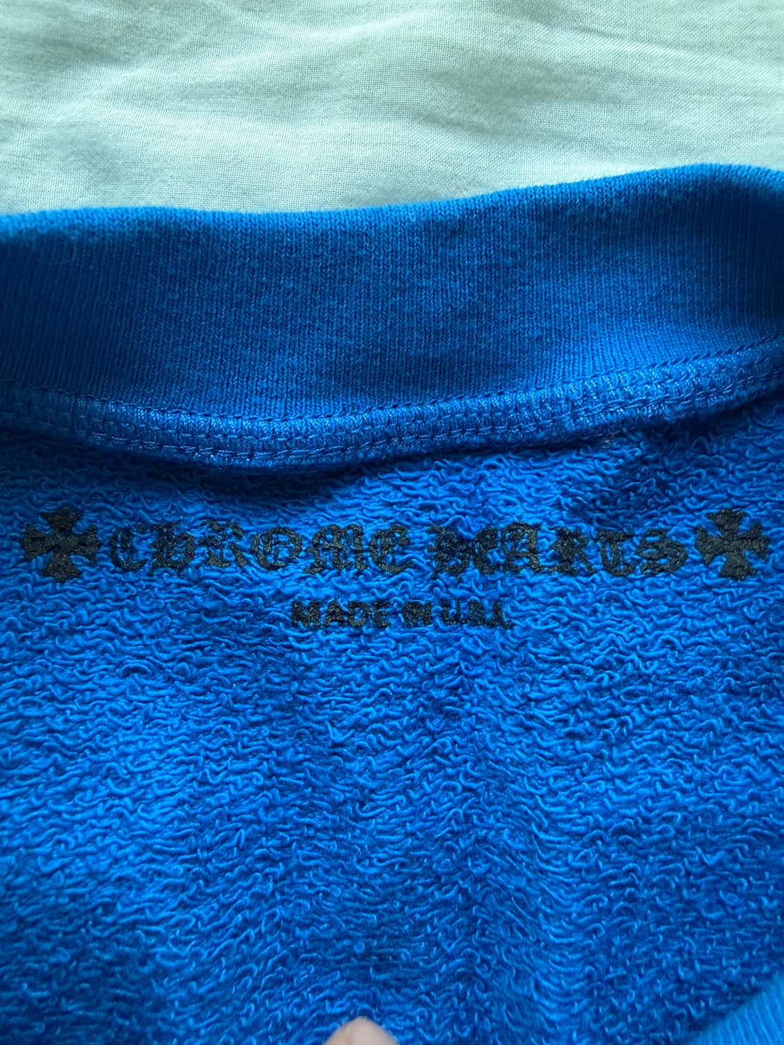 [L] 크롬하츠 매티 보이 스페이스 크루넥 스웨트셔츠 블루 상품이미지3