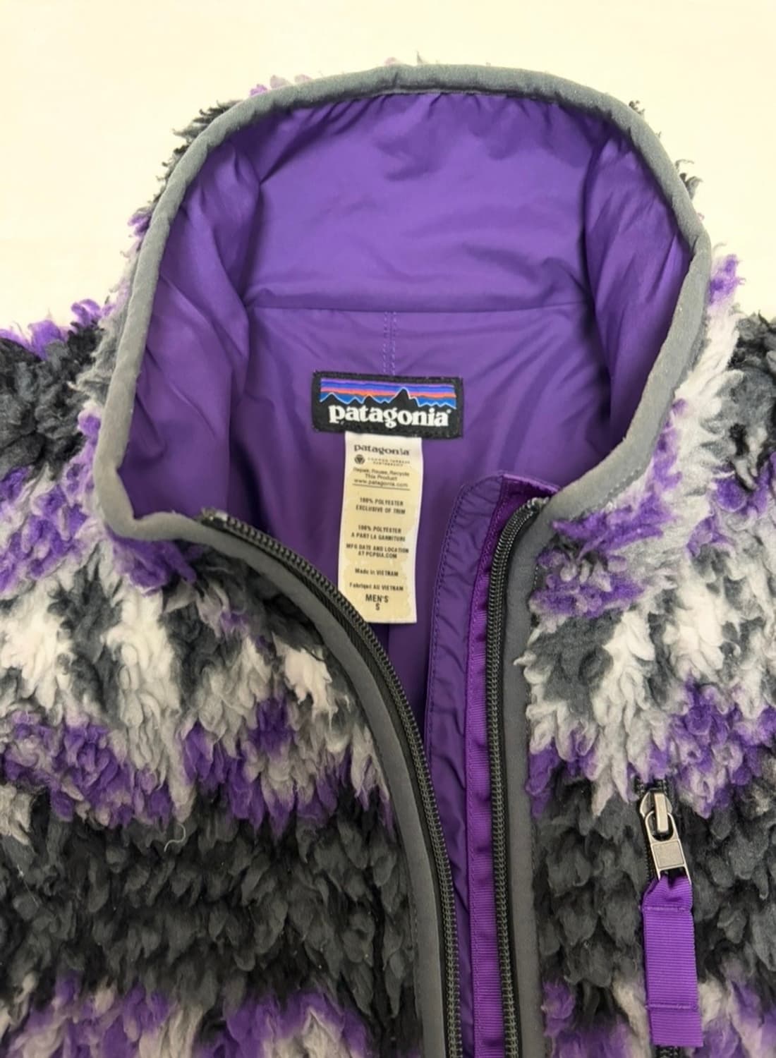 파타고니아 레트로 딥파일 아즈텍 플리스 자켓 s 상품이미지3