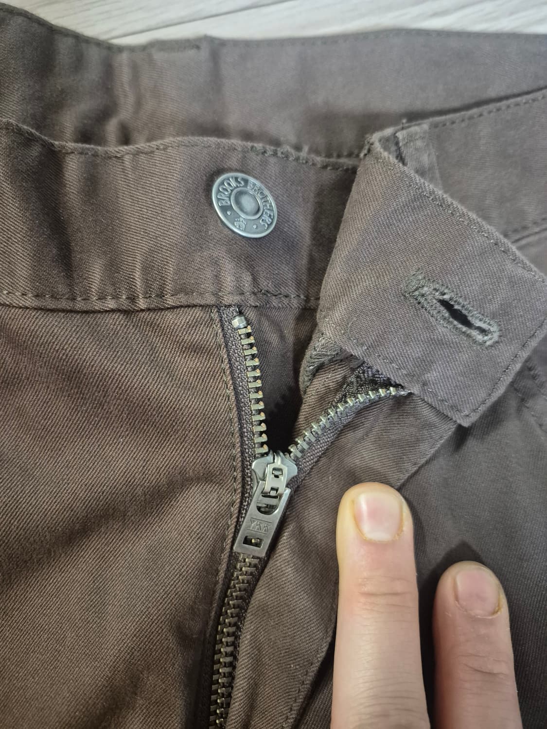 브룩스 브라더스 브라운 면팬츠 37~38(새상품) 상품이미지3