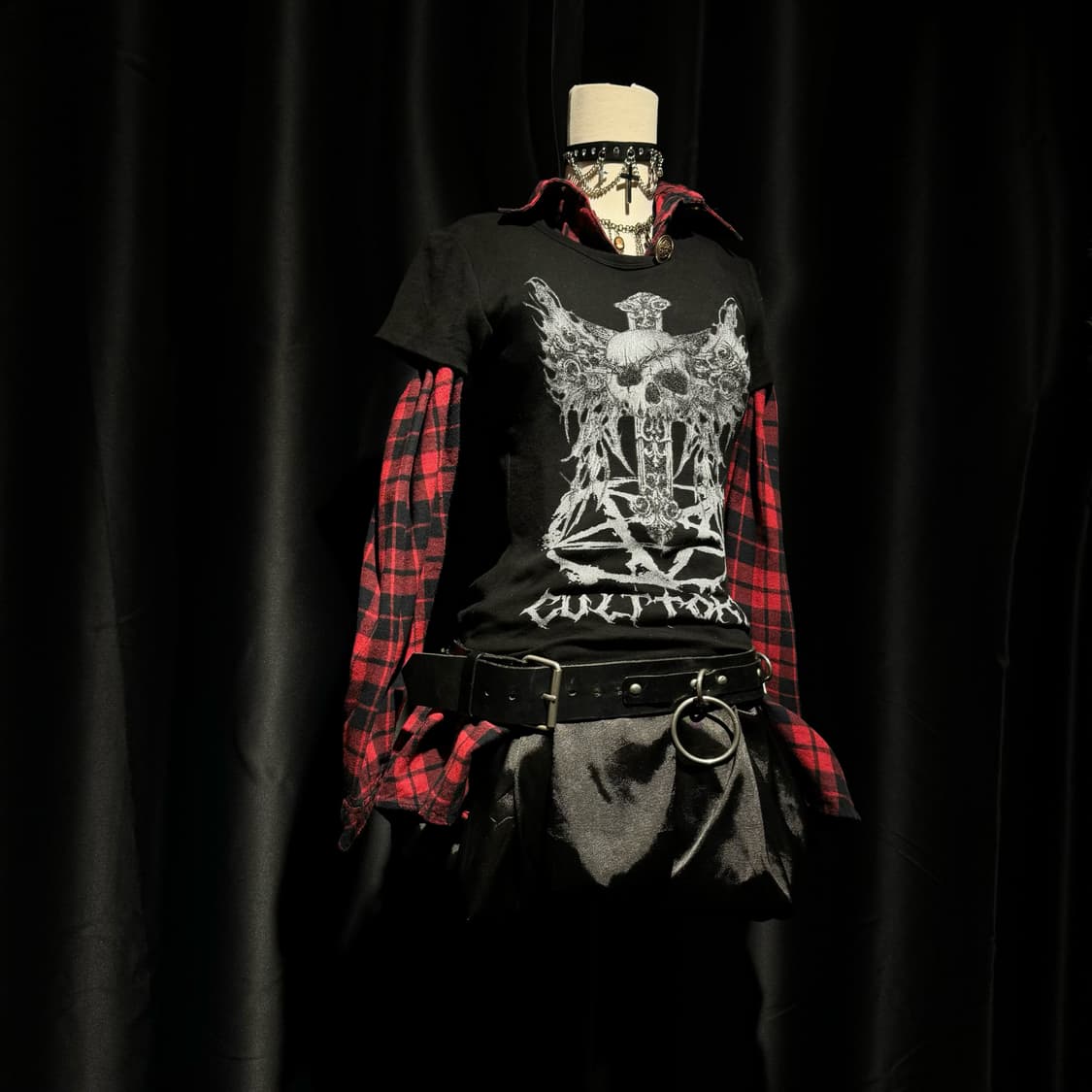 스컬 프린팅 반팔 상품이미지3