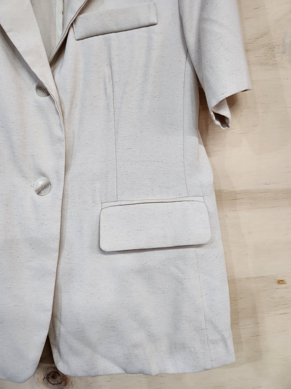 1194) 베니토 린넨블랜드 반팔 자켓 상품이미지4