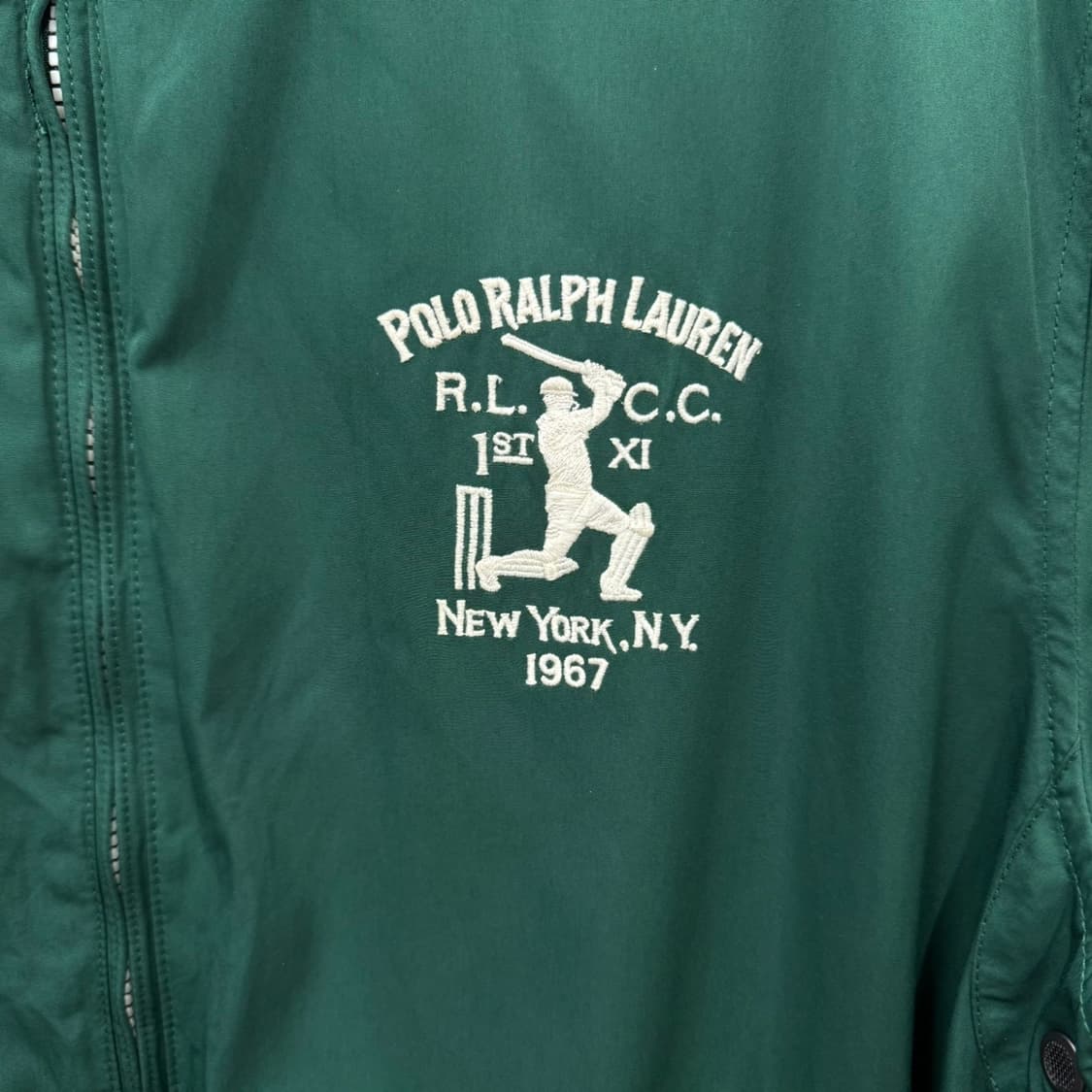 00s 폴로 랄프로렌 트랙자켓 스포츠 헤리티지 RLCC 로고 디테일 그린 상품이미지5