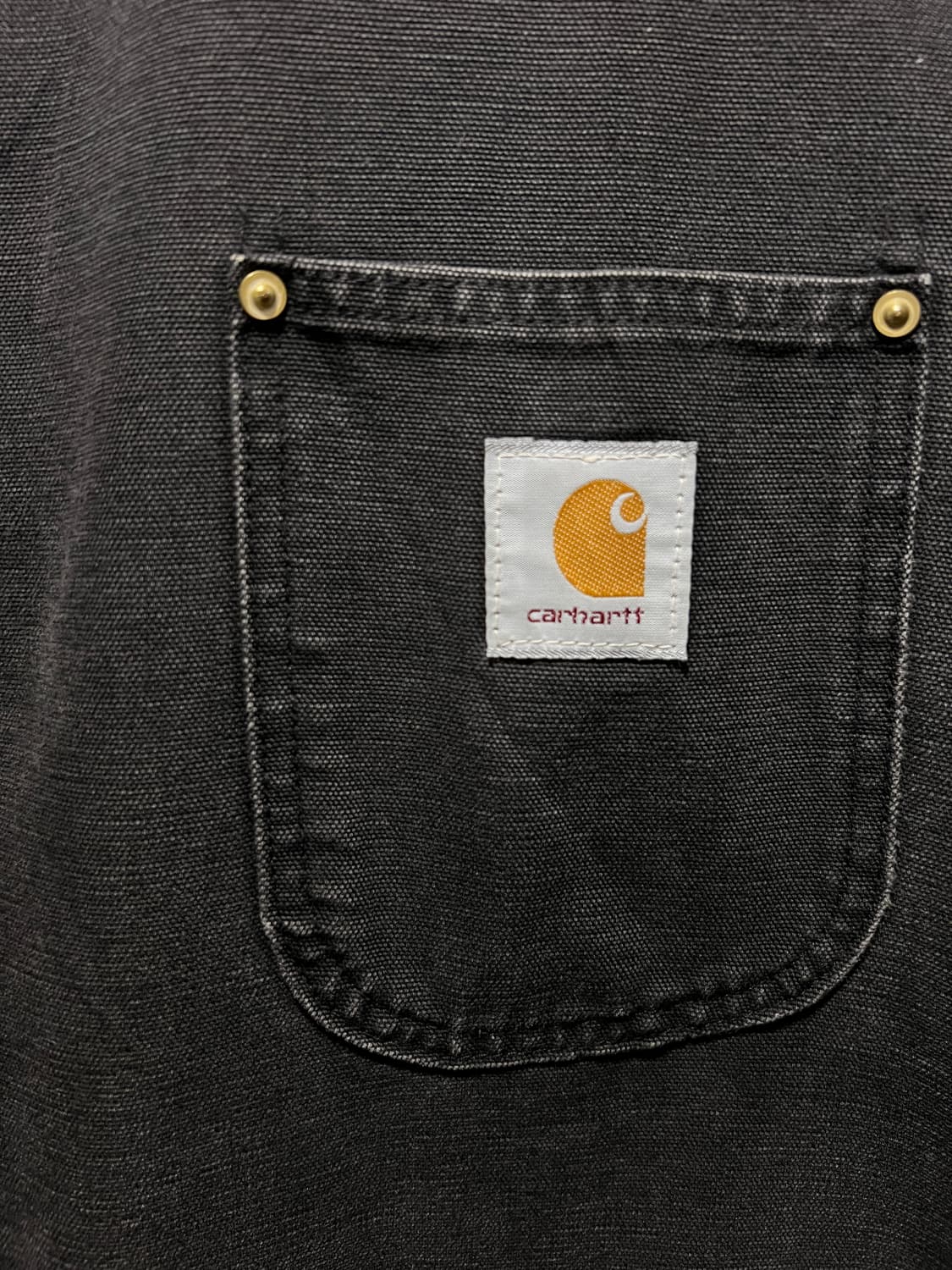 [2XL]칼하트 USA C02 빈티지 워싱 블랙 초어 자켓 상품이미지3