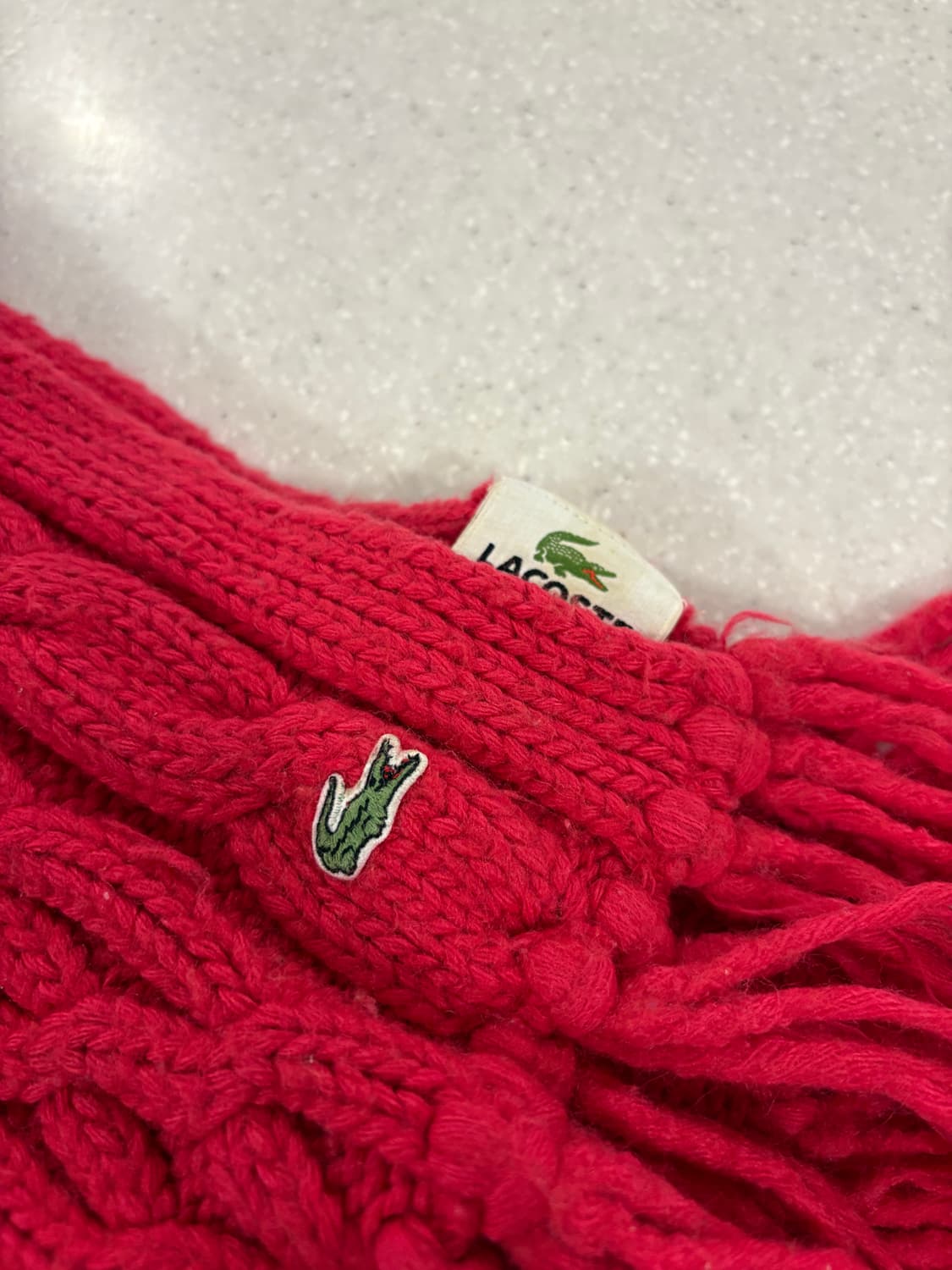 라코스테 꽈베기 머플러 상품이미지3