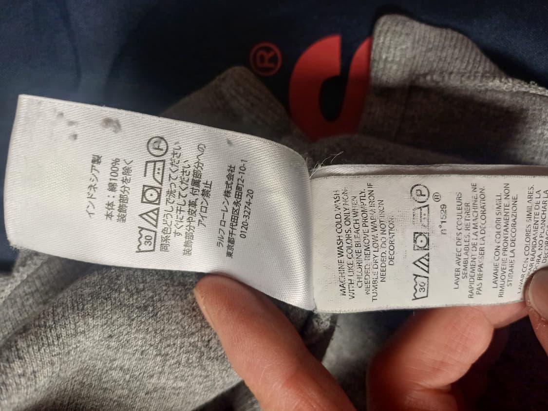 [정품 Polo Ralph Lauren] 그레이 하프집업 XXL 상품이미지9