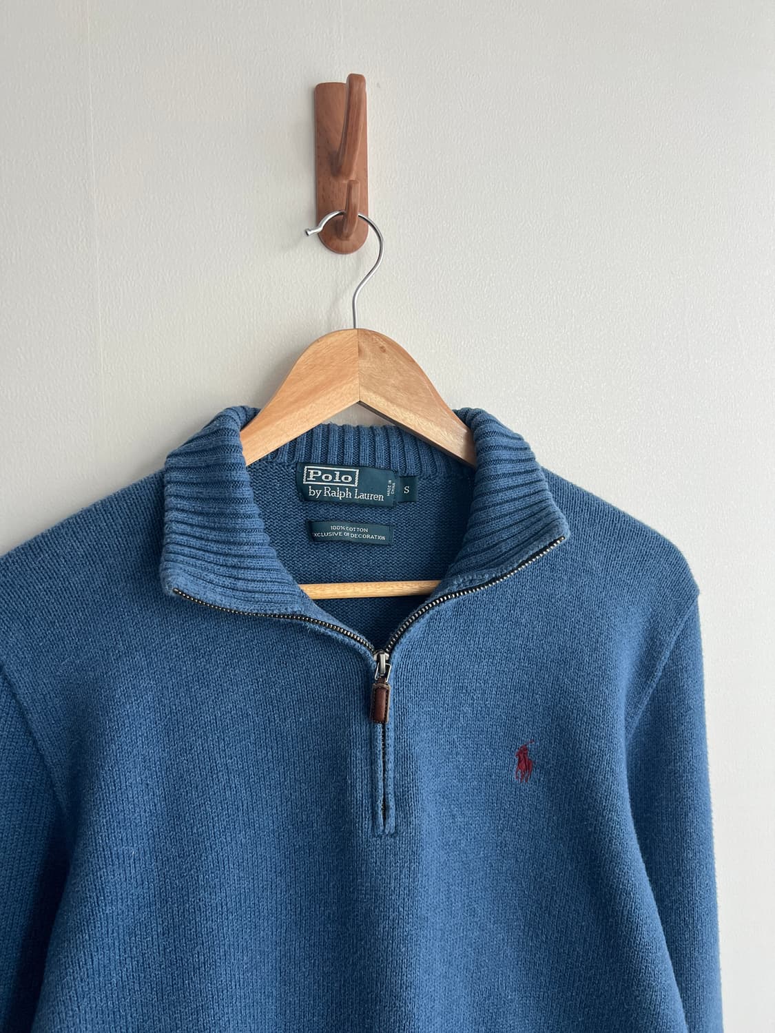 폴로 랄프로렌 반집업 니트 S 상품이미지4