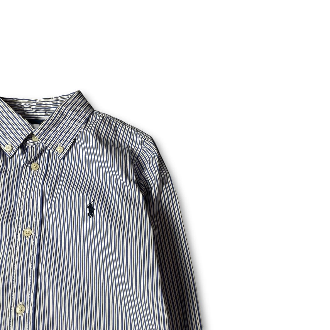 폴로랄프로렌 키즈 블루 스트라이프 긴팔 셔츠 7 상품이미지2