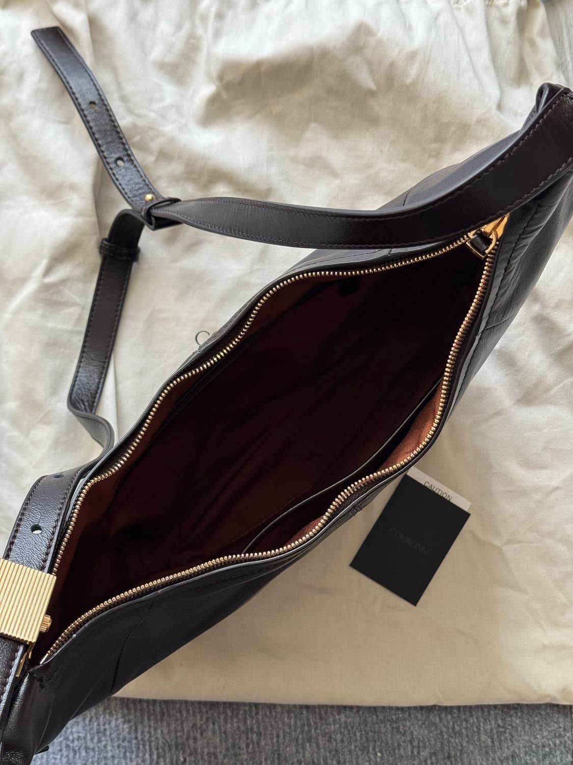 쿠론 포제르 백 브라운 상품이미지2