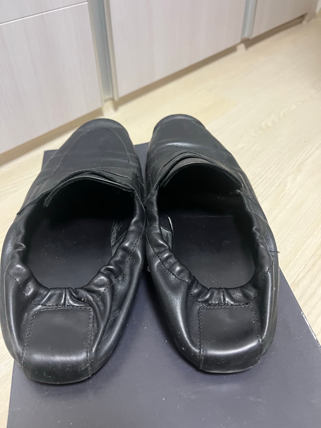 8 by yoox Leather flat  penny loafer 상품이미지3