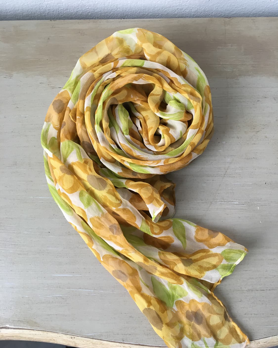  flower pattern scarf 상품이미지1