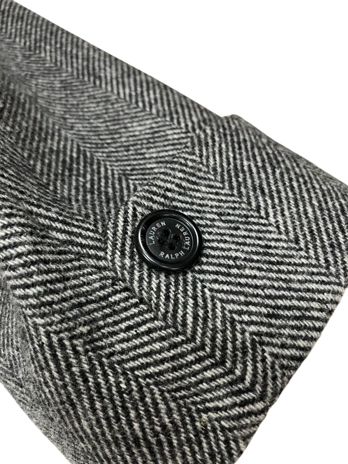 로렌 랄프로렌 차콜 해링본 울 코트 자켓 L 상품이미지5