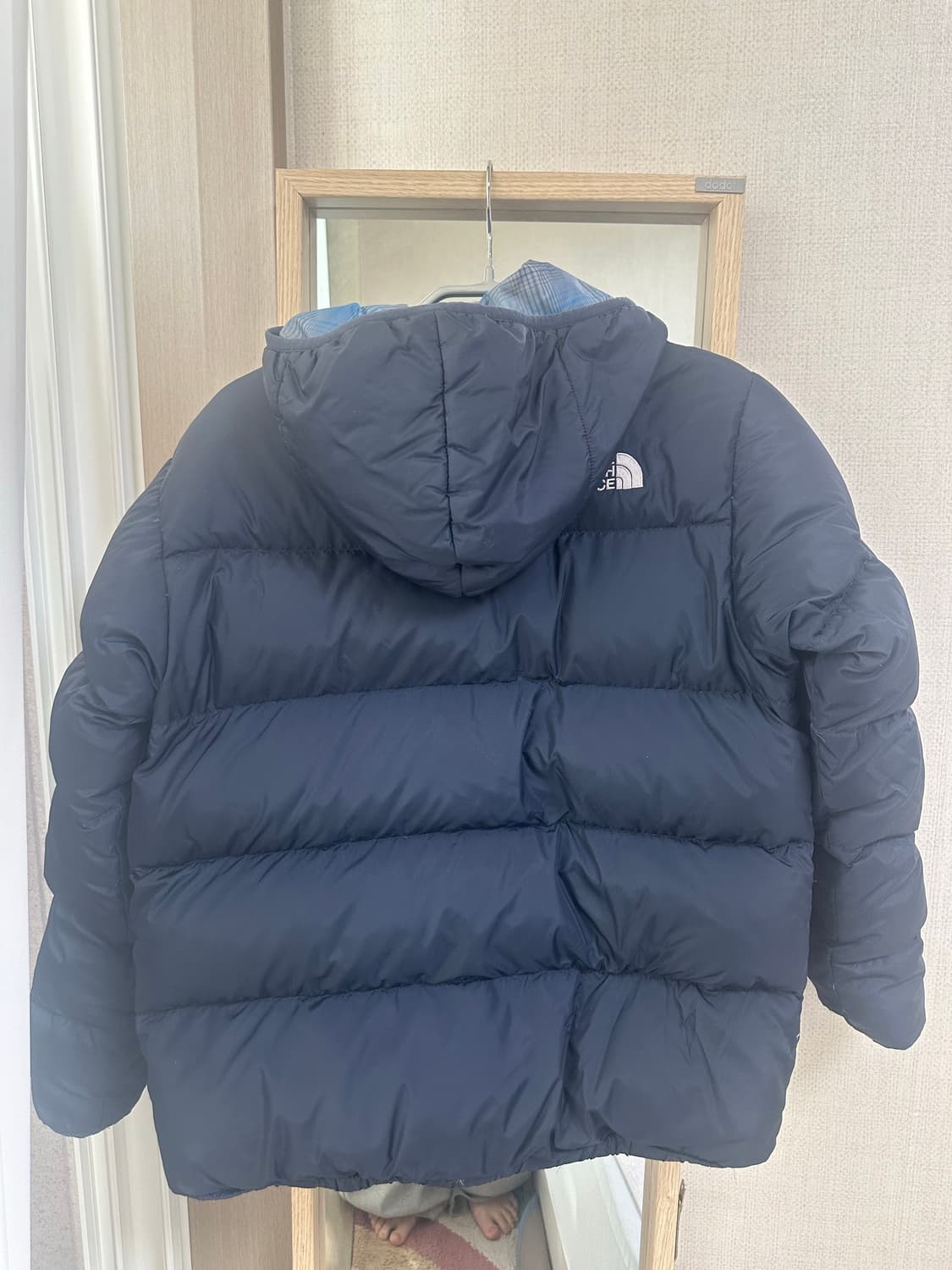 노스페이스 리버시블 후드 550 패딩 상품이미지2