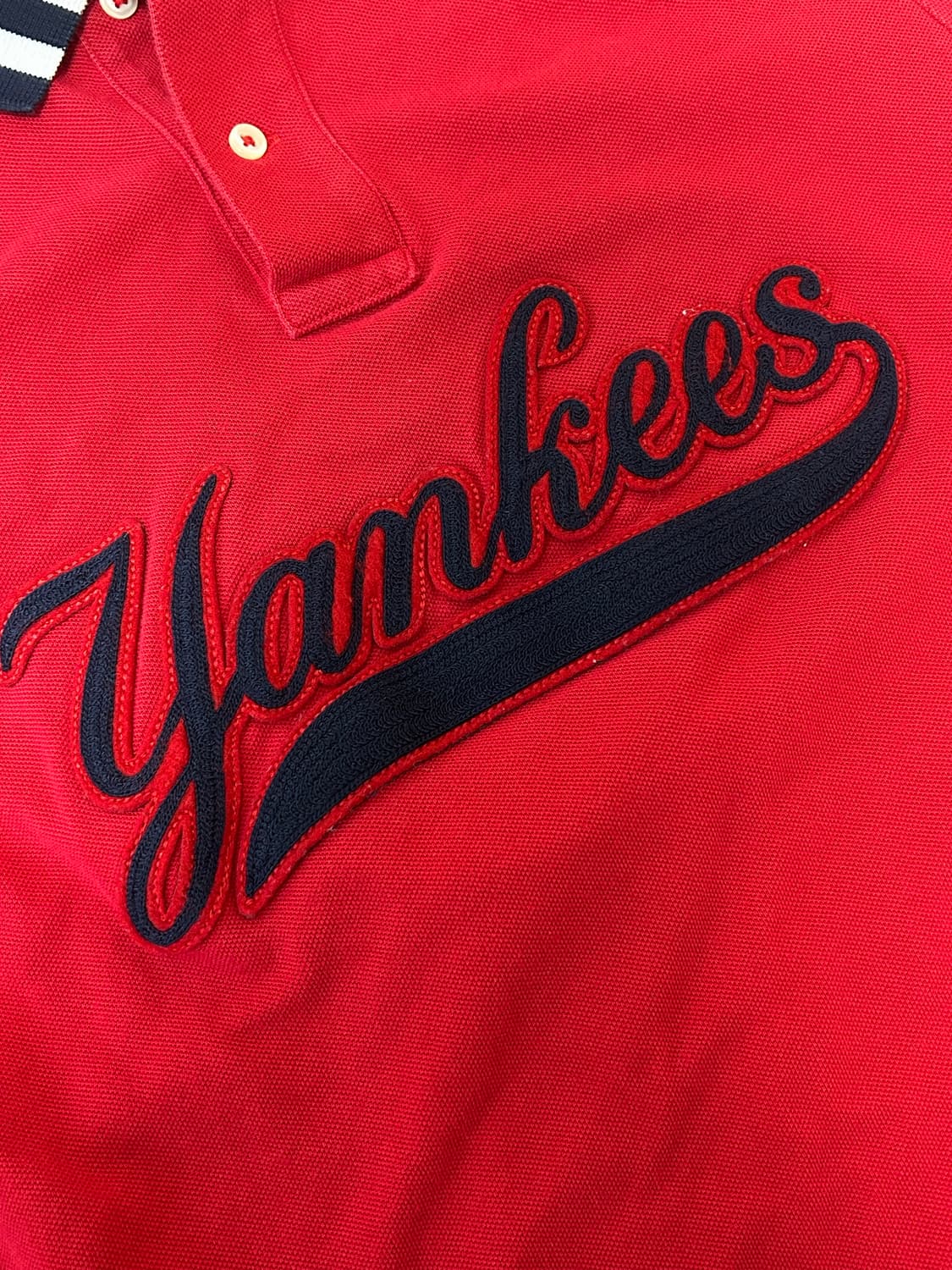 폴로 랄프로렌 양키스 빅로고 레드 카라티 상품이미지3