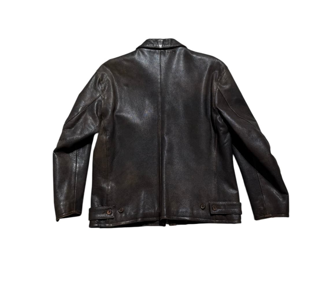 엠비오 고트 스킨 레더 자켓 상품이미지2