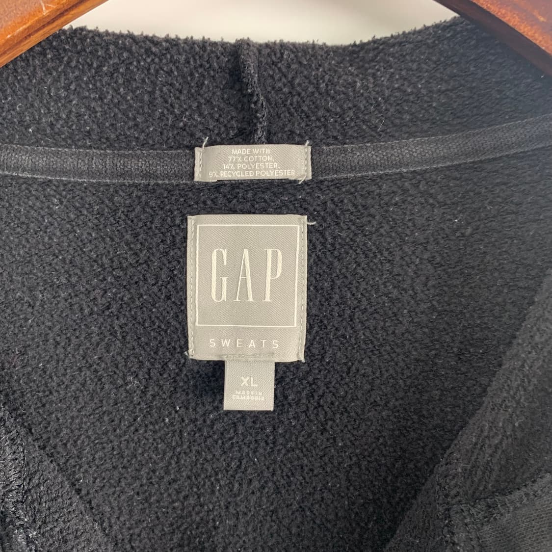 Gap 갭 블랙 후드집업 상품이미지6