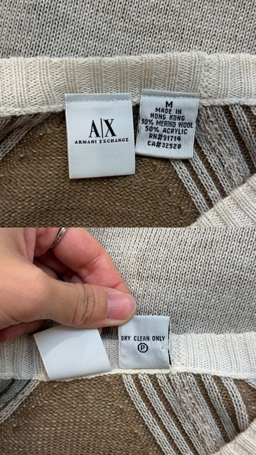 알마니 메리노울 니트 상품이미지10