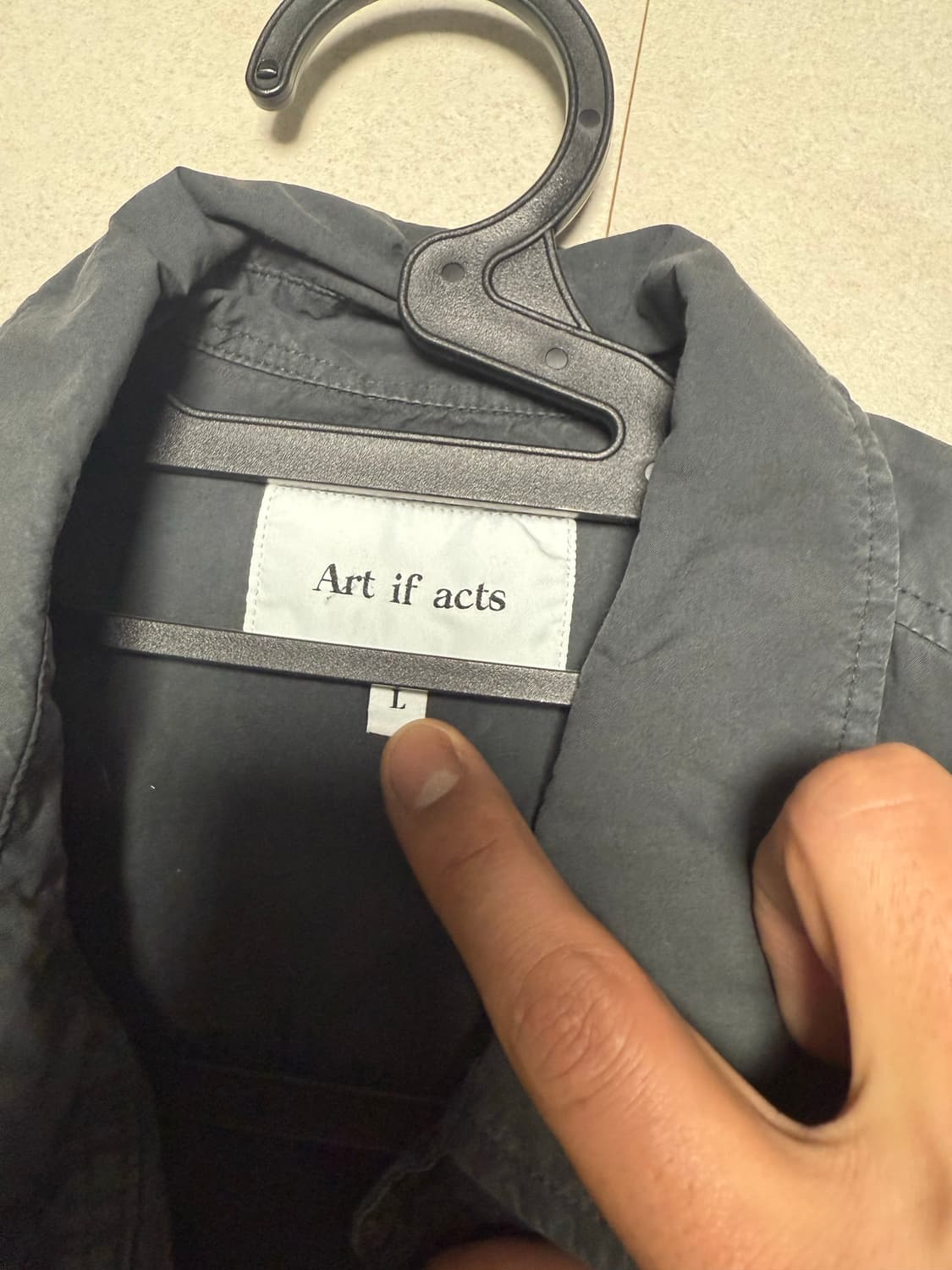 아트이프액츠 셔츠 새상품 라지사이즈 상품이미지2