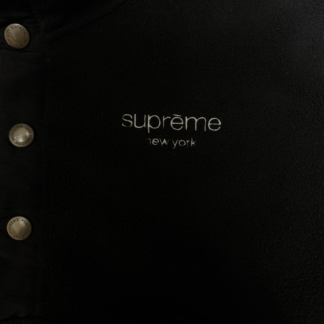 슈프림(SUPREME) 16fw 블랙 폴라텍 플리스 컬러블록 스냅 풀오버 상품이미지6