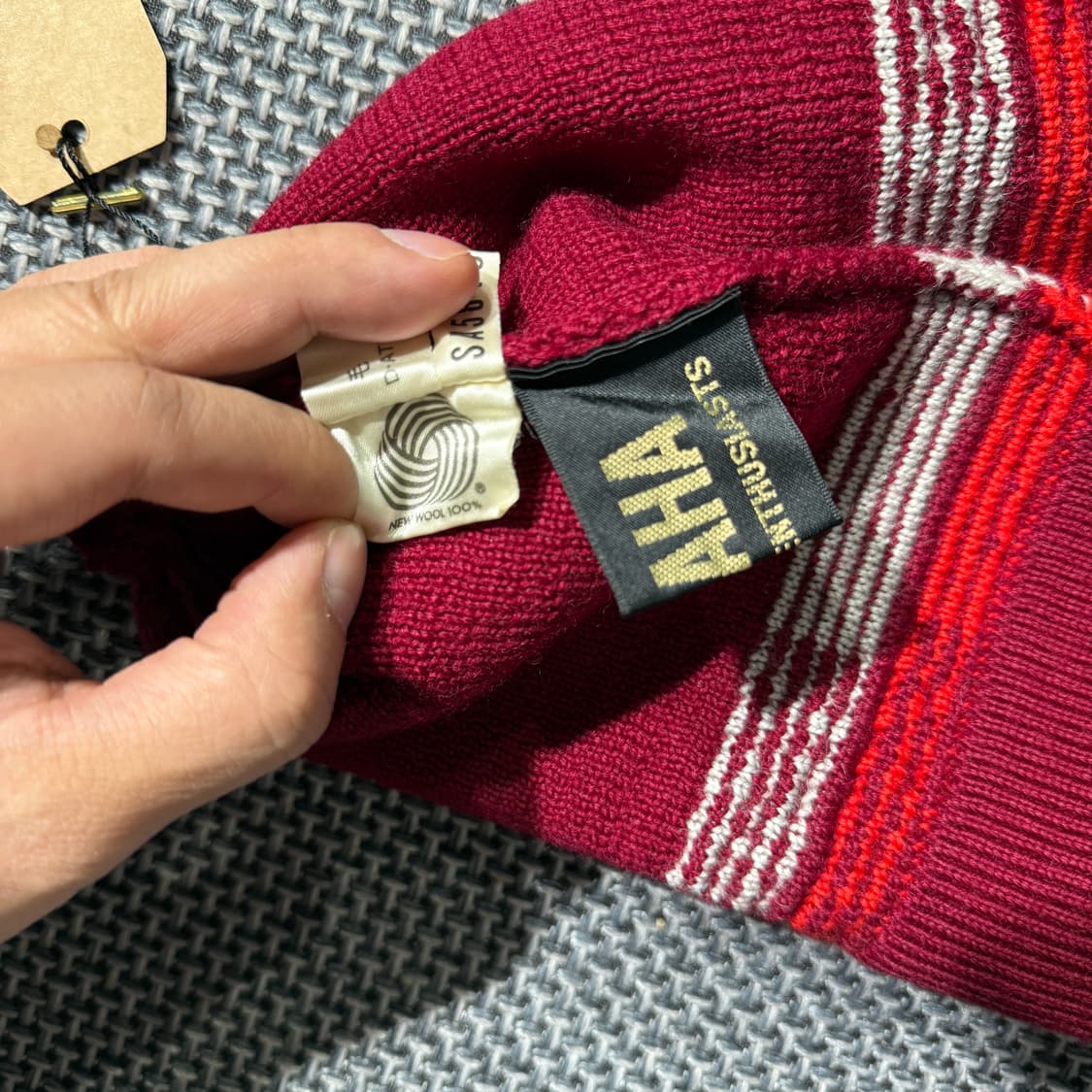 90s 야마하 빈티지 니트 비니 (old-8201) 상품이미지4