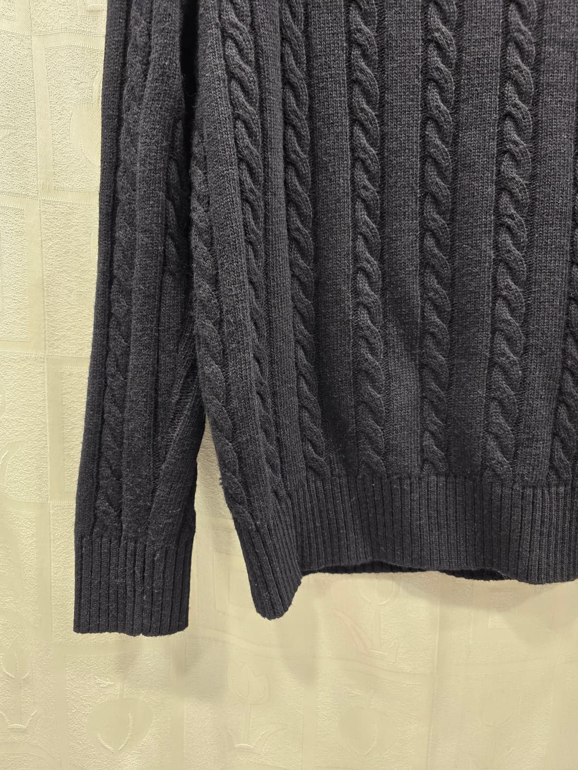 폴로 랄프로렌 케이블 니트 블랙 105~110 상품이미지4