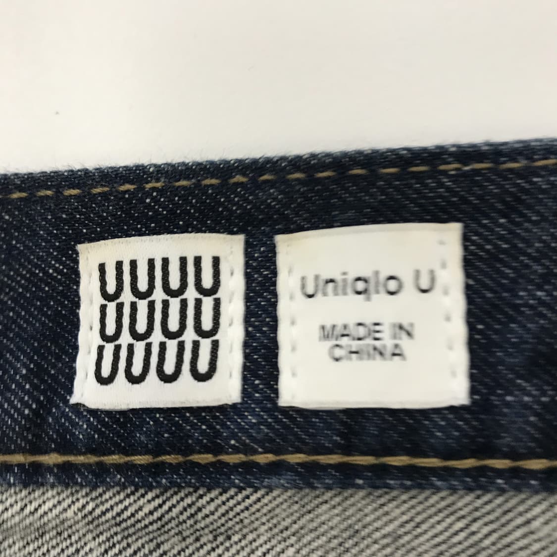 유니클로U 와이드 테이퍼드핏 청바지 [32] 상품이미지4