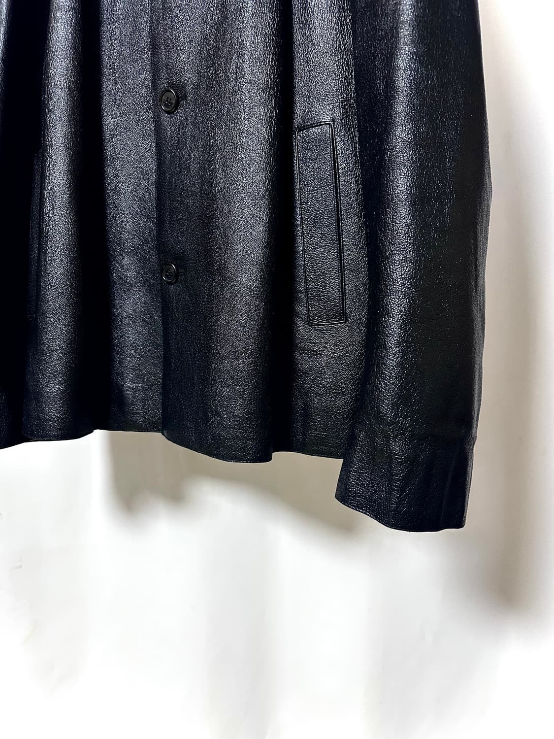 PRADA 90s Full-Grain Leather 3버튼 자켓  상품이미지3