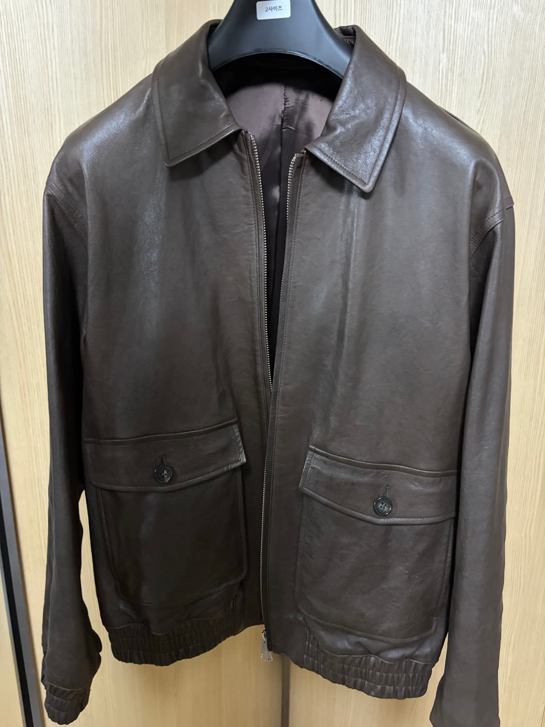 브라운야드 A-2 레더자켓 (4) 상품이미지3