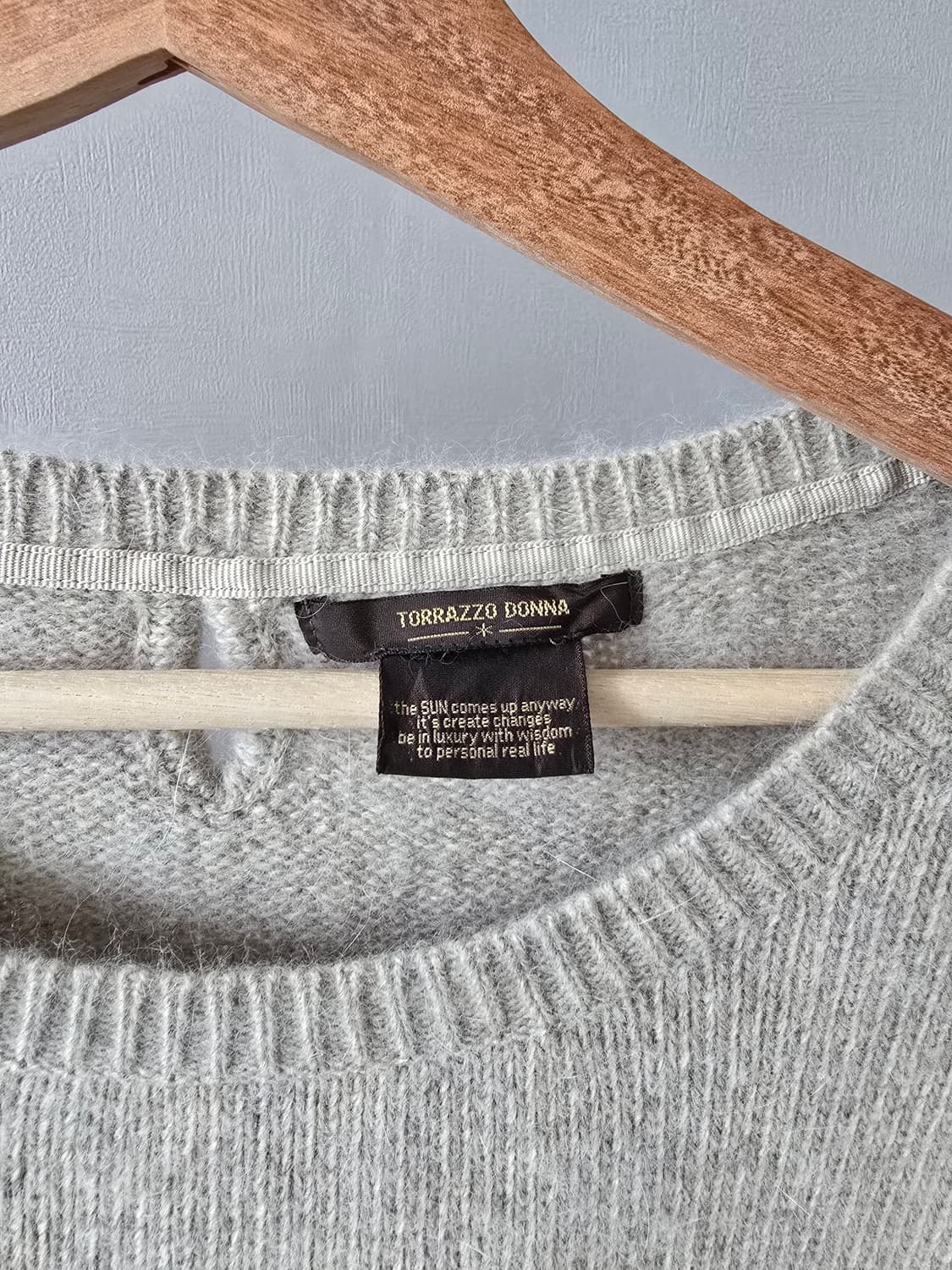 배색 스팽글 울 니트 상품이미지5