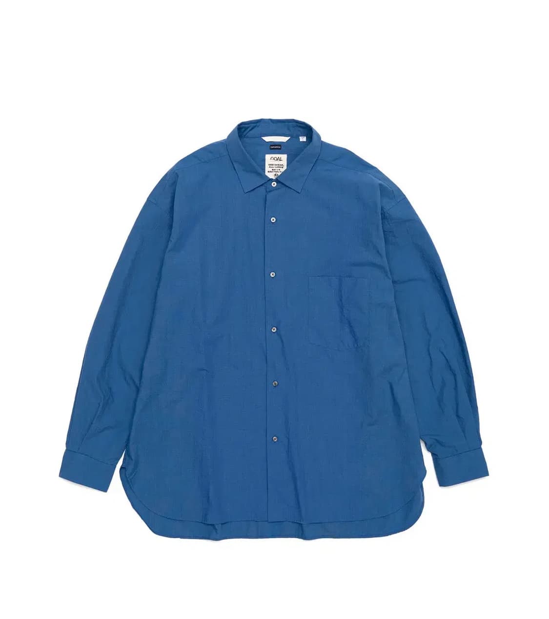 나나미카 OOAL L/S 윈드셔츠 씨블루 L사이즈  상품이미지1