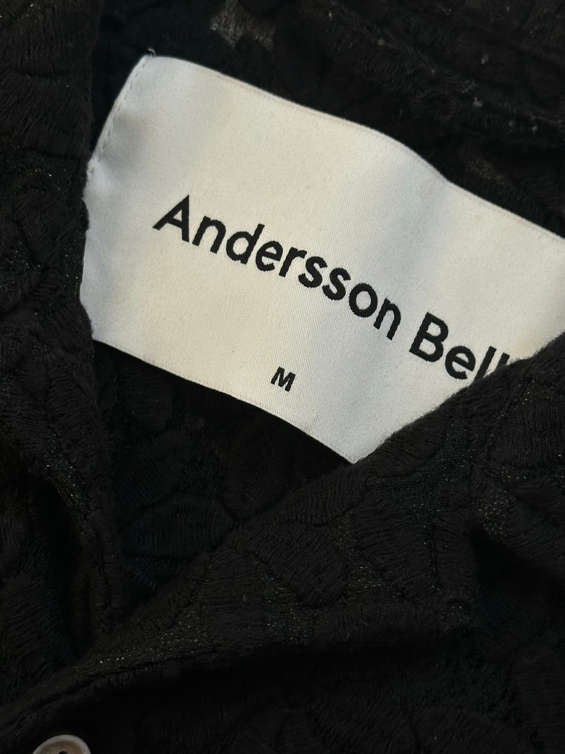 앤더슨벨 오픈 카라 셔츠 상품이미지1