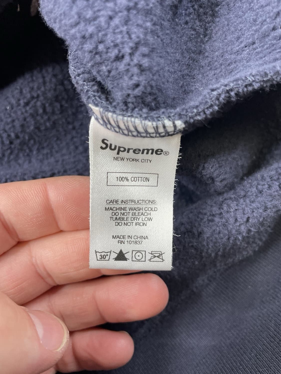 21SS 슈프림 자수 S 후드티 상품이미지6